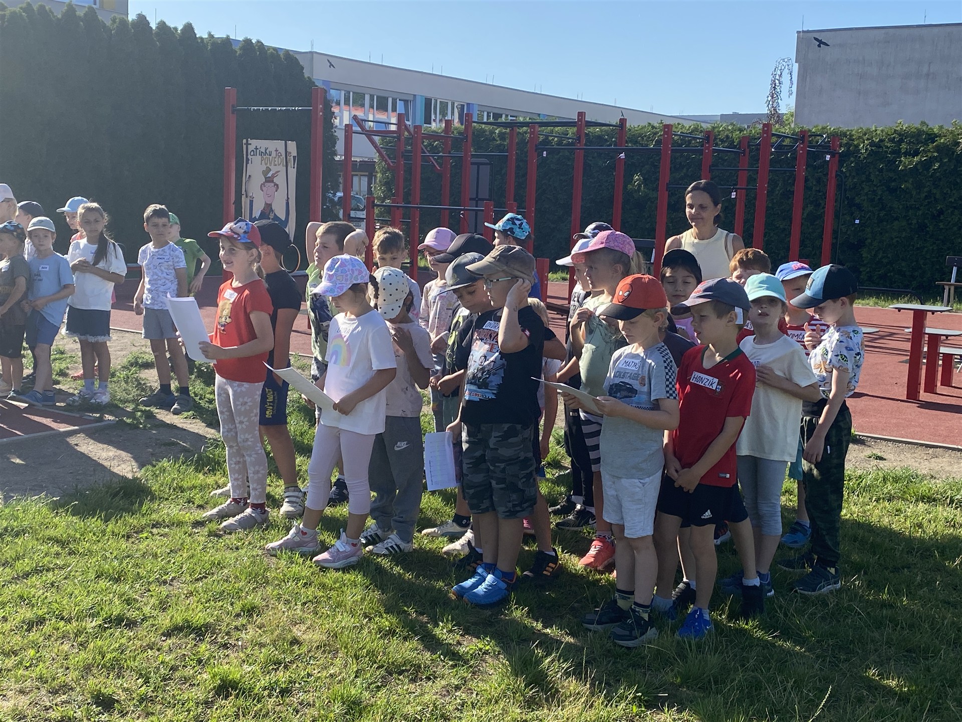 Čtení v pohybu 1. B - 8. 6. 2026