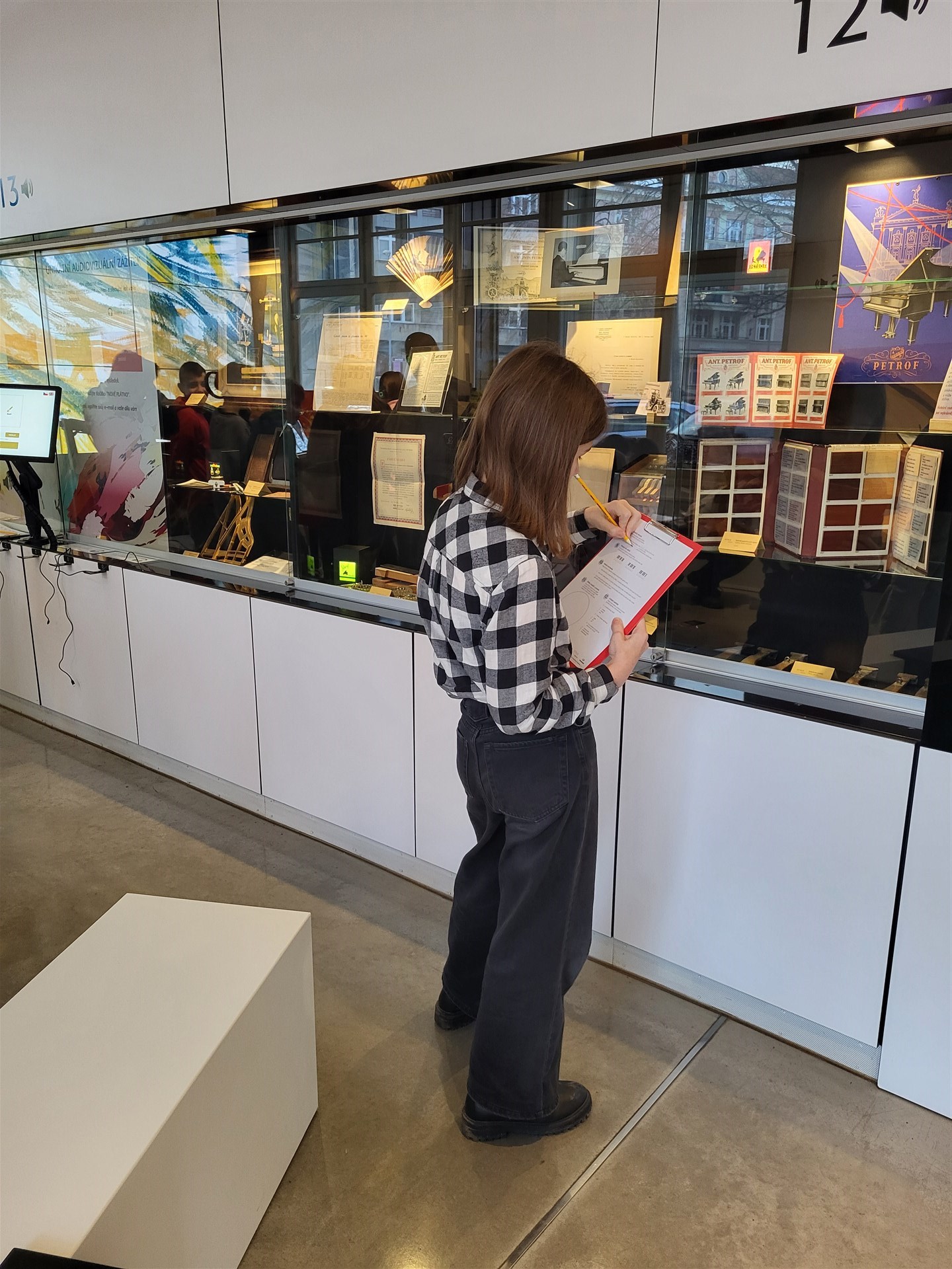 Žáci 7. C v muzeu PETROF  