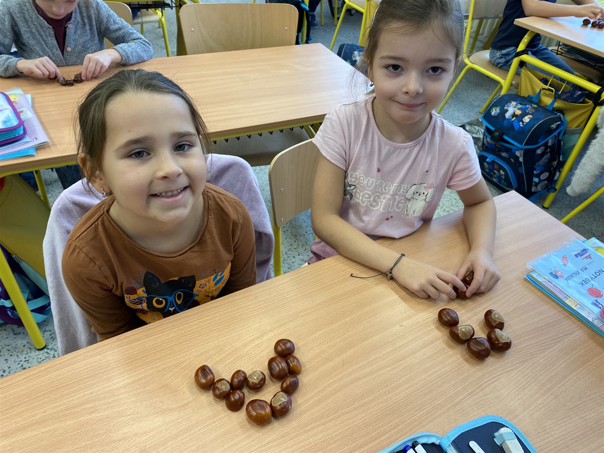 Manipulační činnosti s kaštánky - říjen